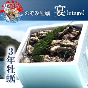 のぞみ牡蠣“宴”<br><span style="font-size: 14px;">（殻付き約110個。5〜6人の大人数向け。）</span>